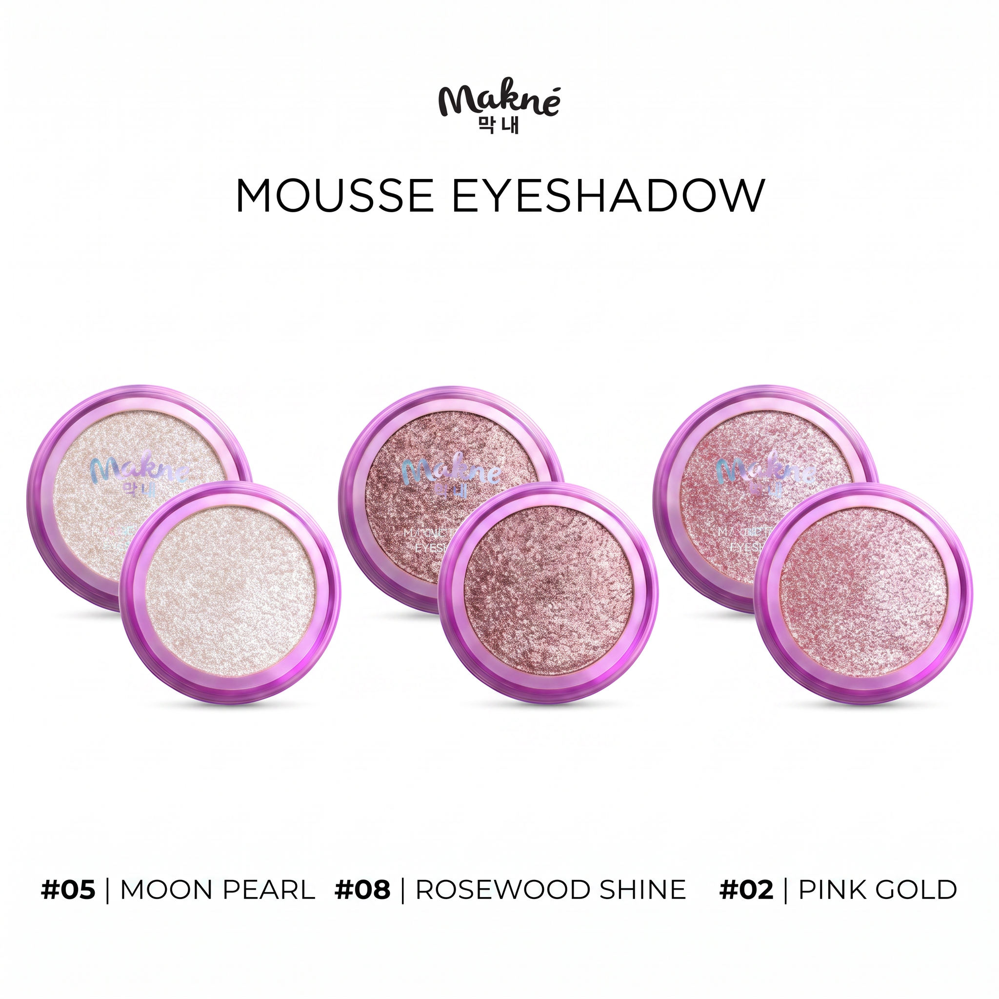 Glam Trio — Rosewood Shine + Moon Pearl + Pink Gold